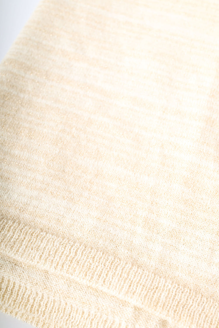 Sciarpa in maglia lurex