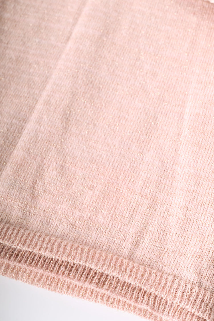 Sciarpa in maglia lurex