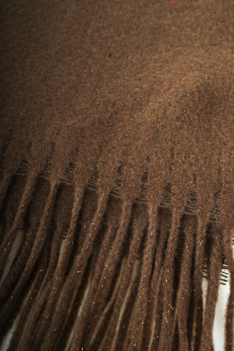 Sciarpa basic con frange