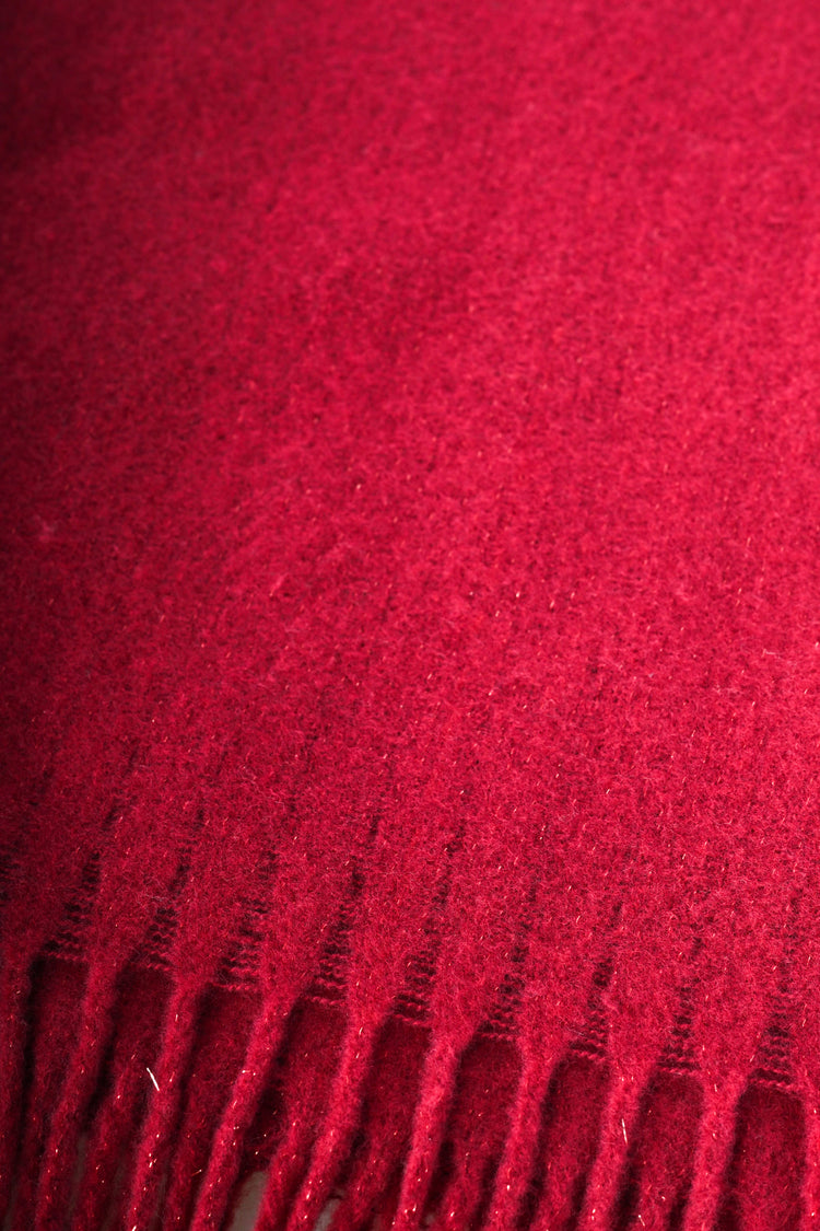 Sciarpa basic con frange