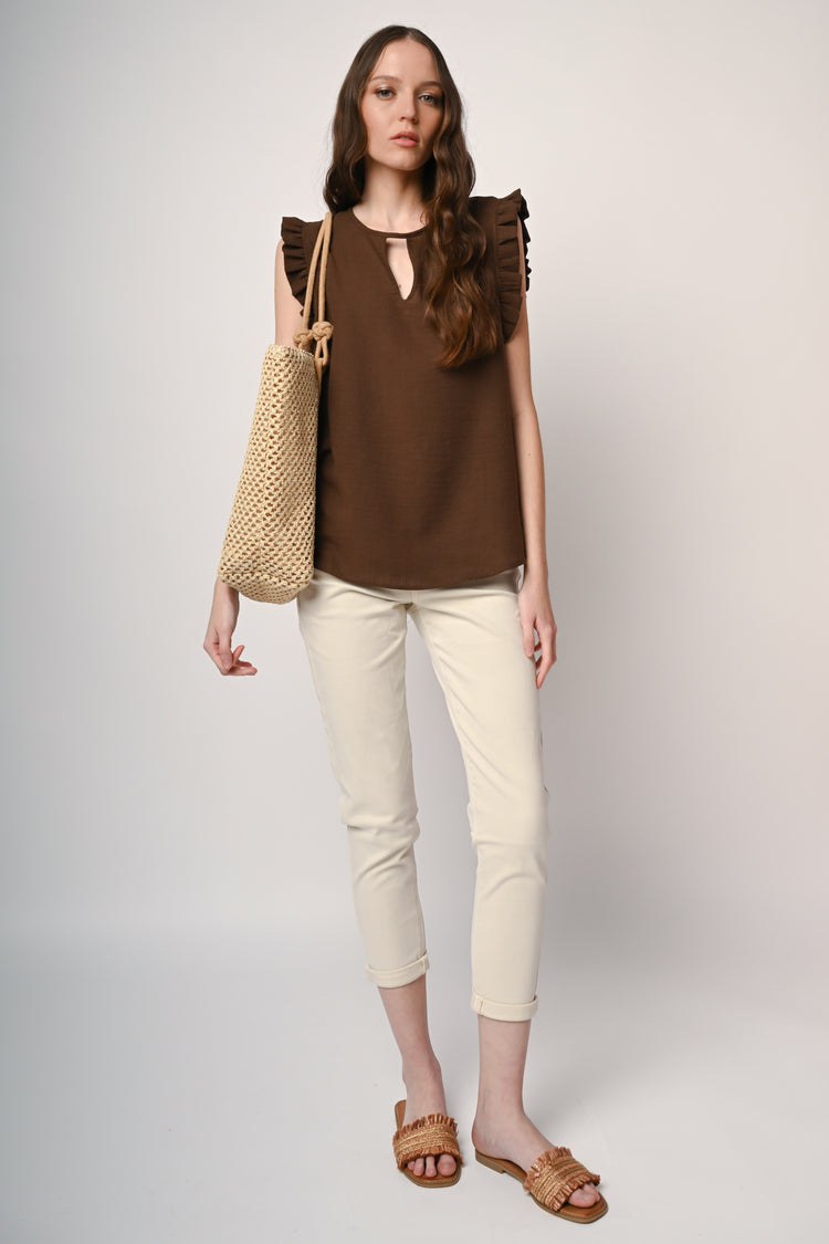 Borsa tote grande in paglia