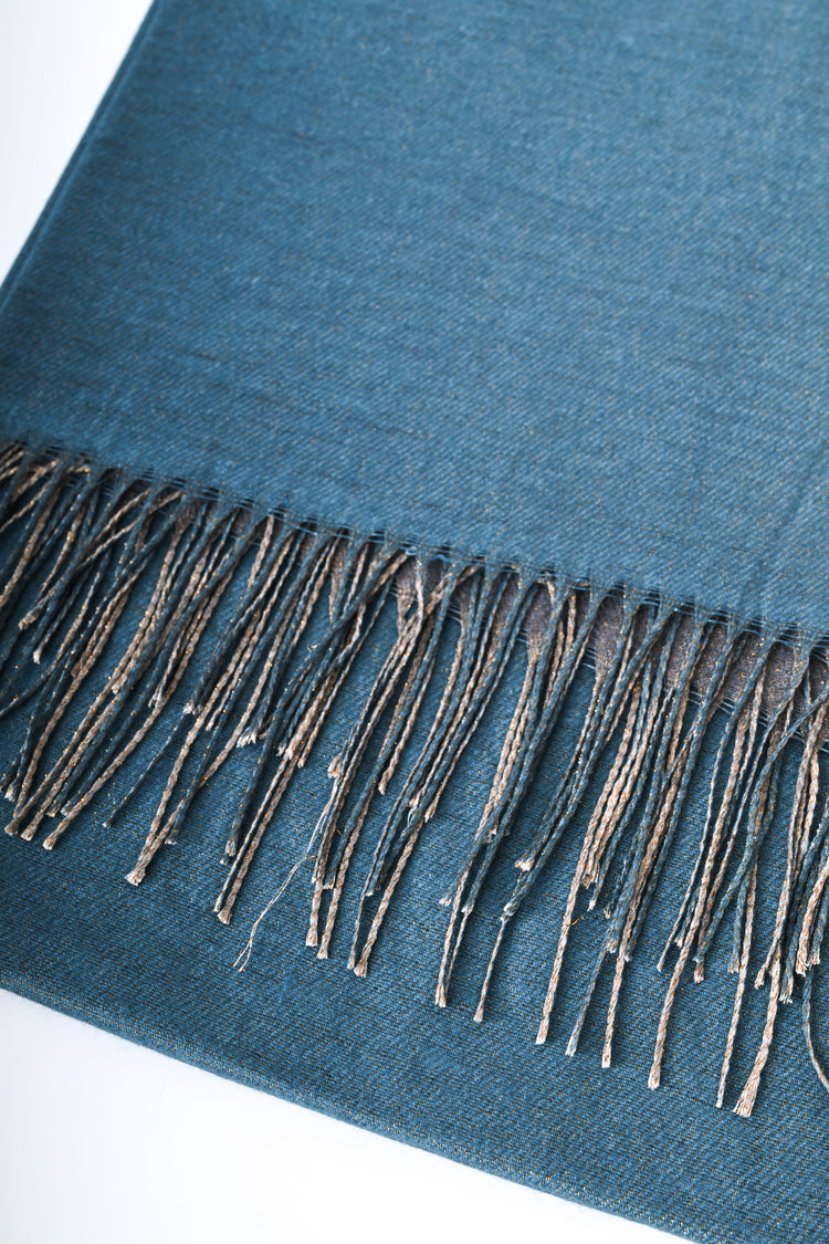 Sciarpa in tessuto lamé