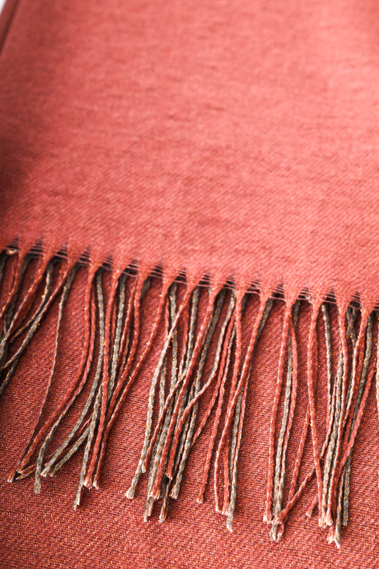 Sciarpa in tessuto lamé