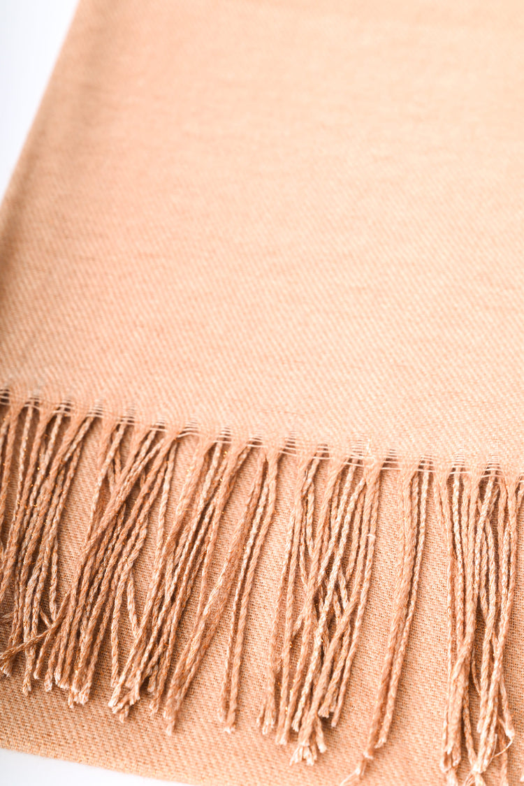 Sciarpa in tessuto lamé