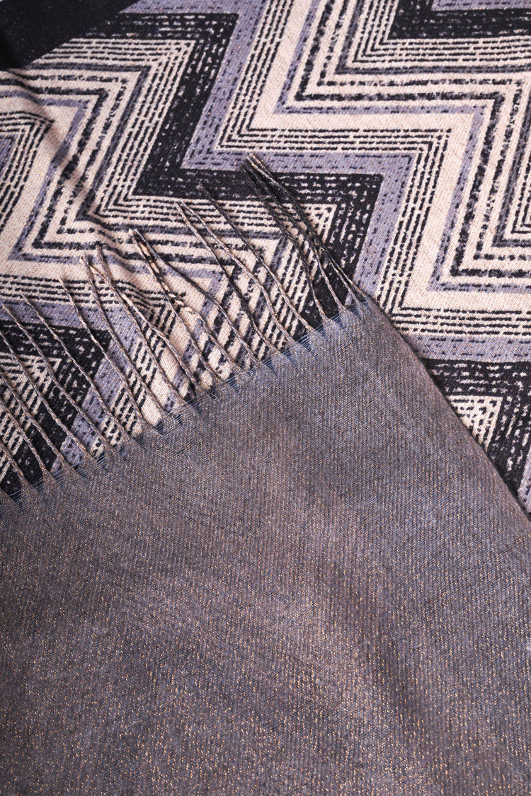 Sciarpa con motivo chevron