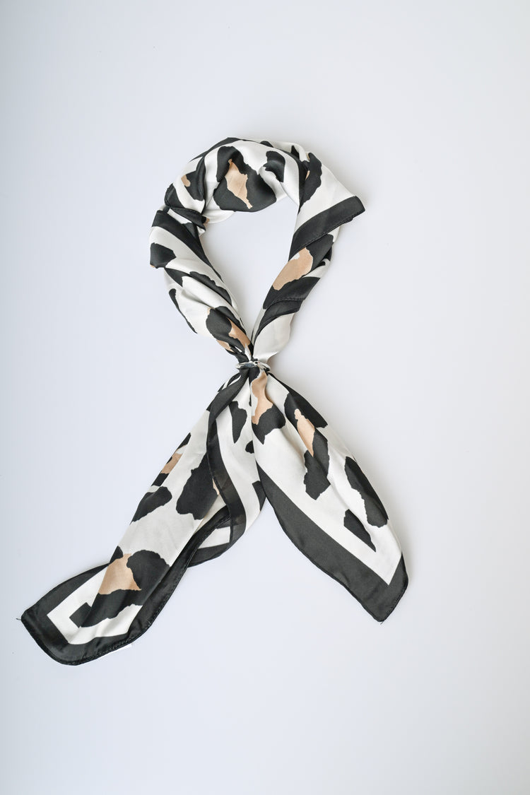 Foulard a stampa animalier