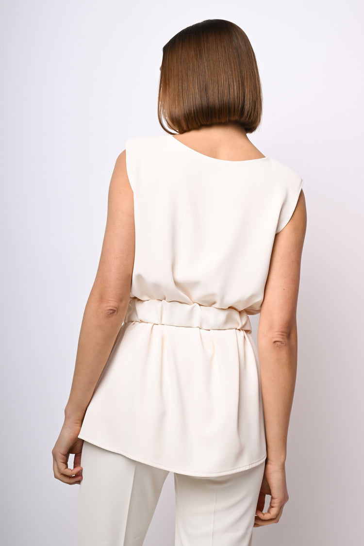 Top con cintura elasticizzata