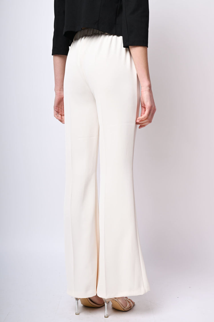 Pantaloni in cady a zampa