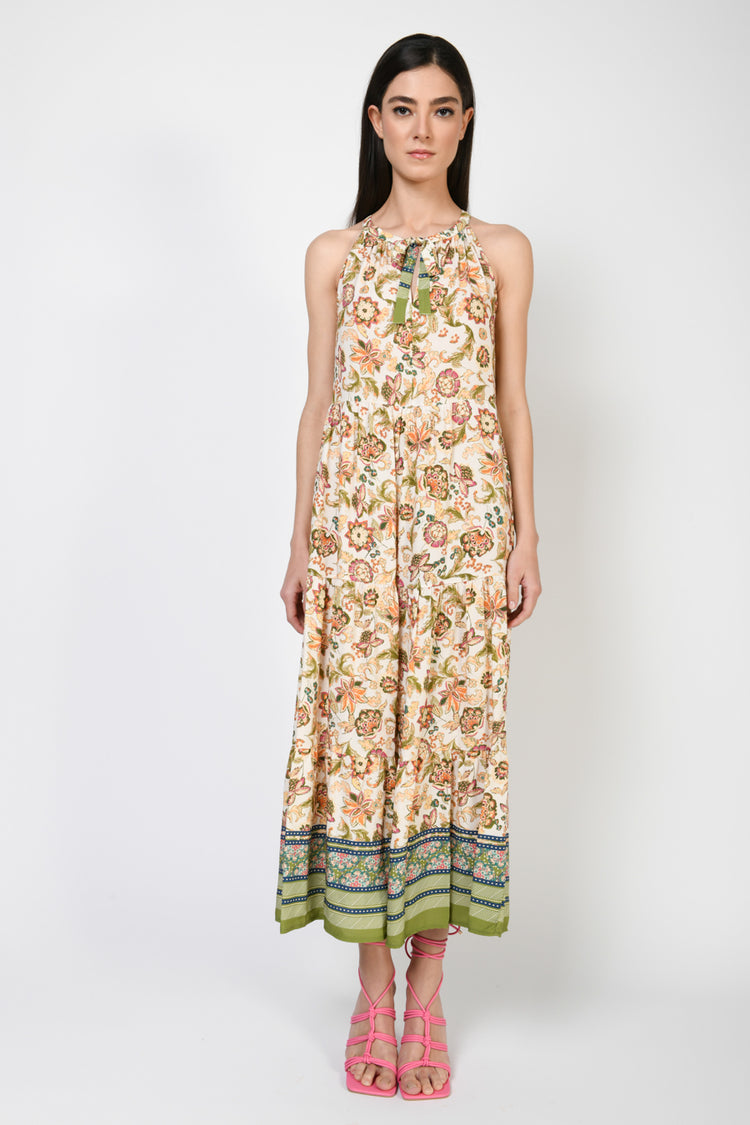 Abito lungo fantasia