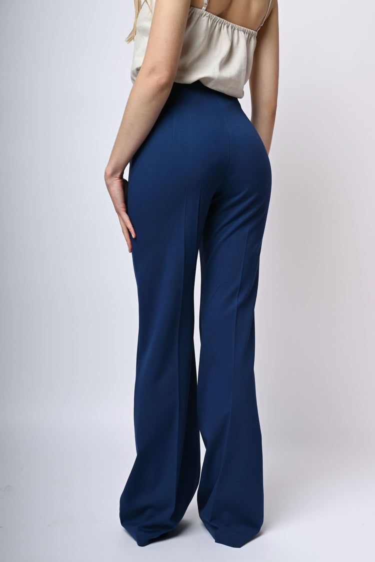 Pantaloni svasati misto viscosa