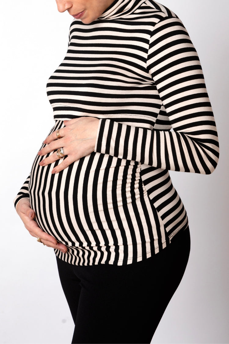 Lupetto premaman a righe