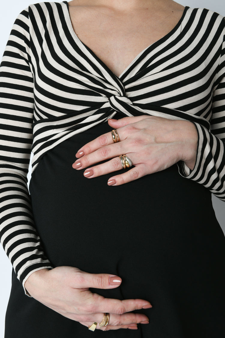 Abito con nodo premaman