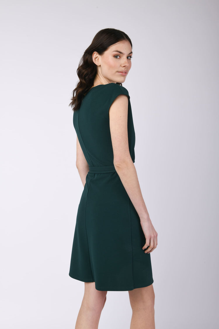 Abito a portafoglio con rosa