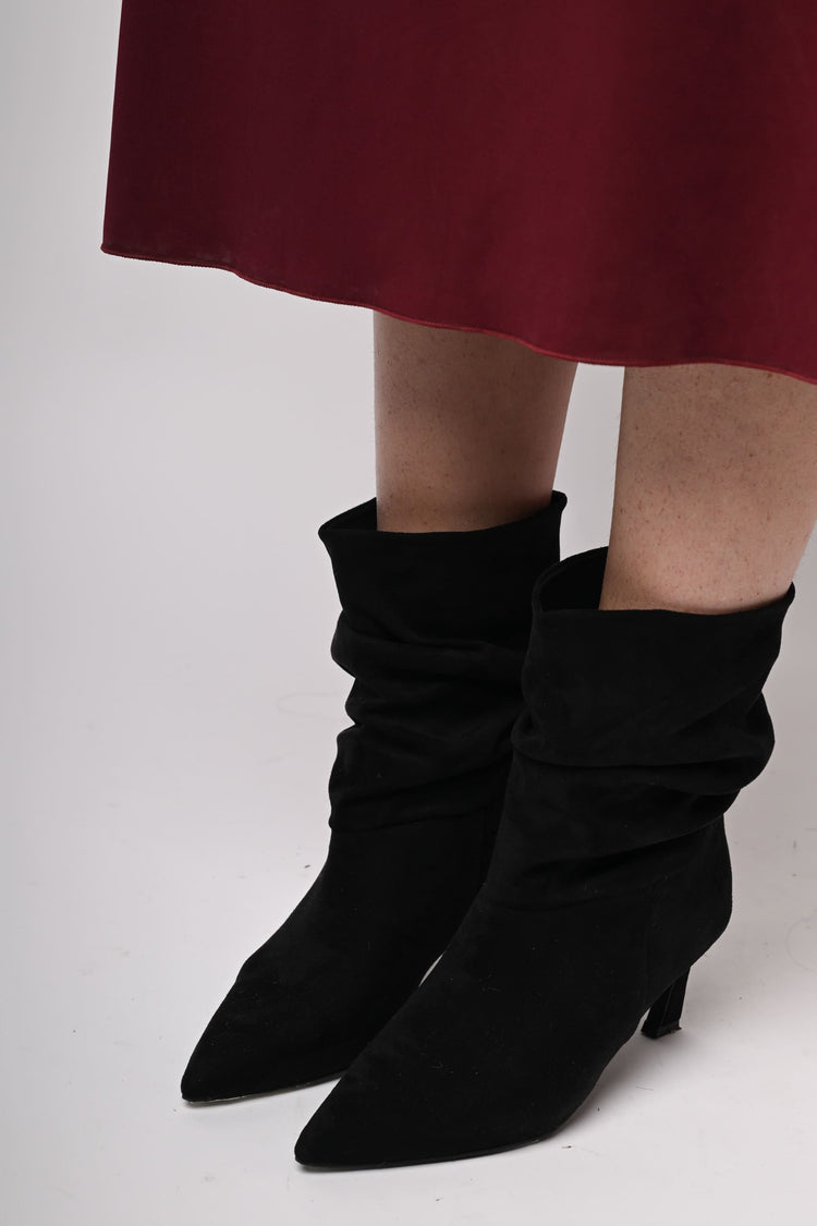 Stivaletti in faux suede