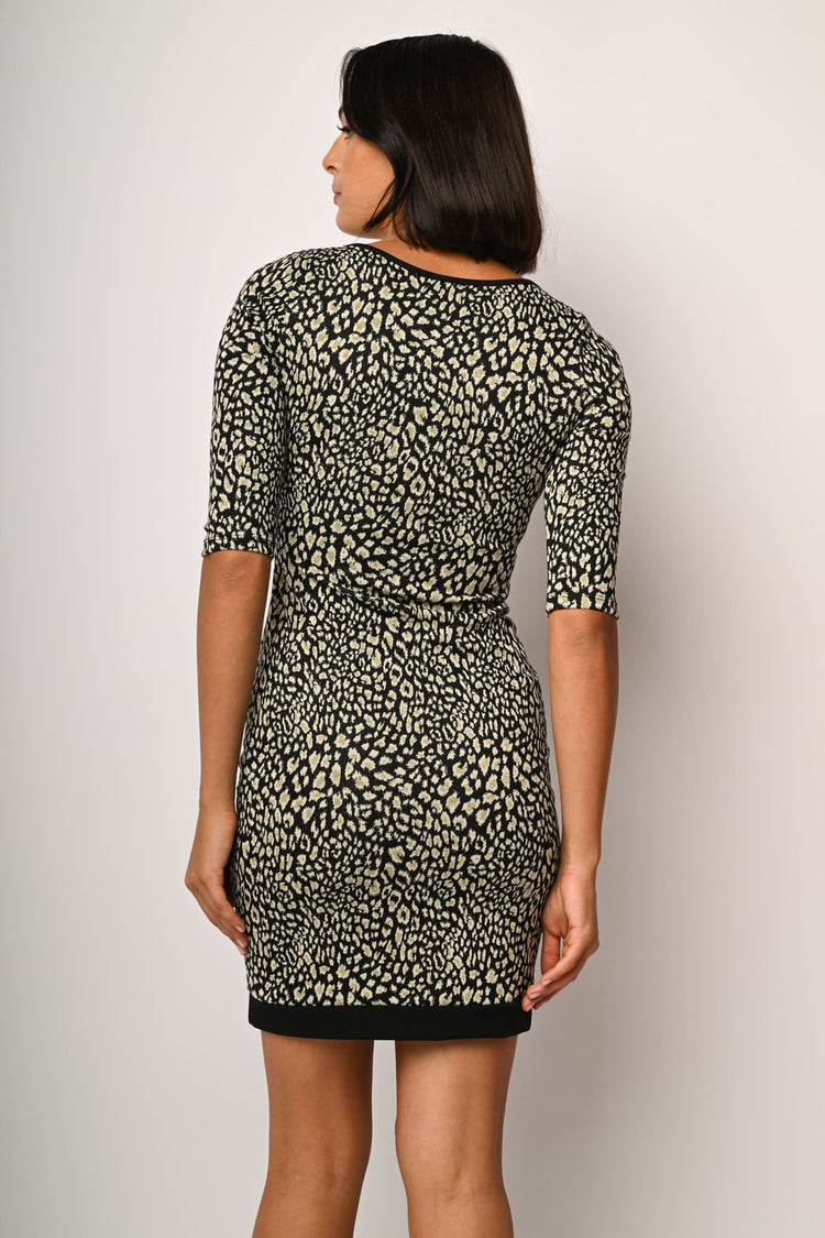 Mini abito a stampa animalier