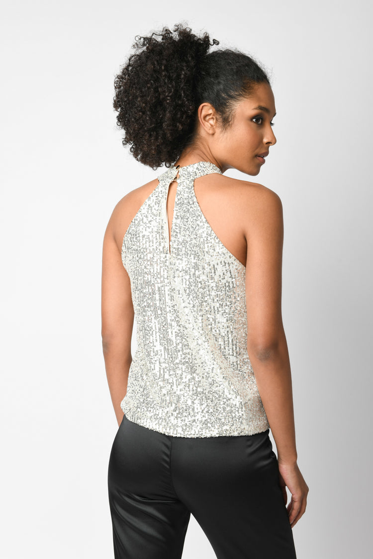 Top con paillettes