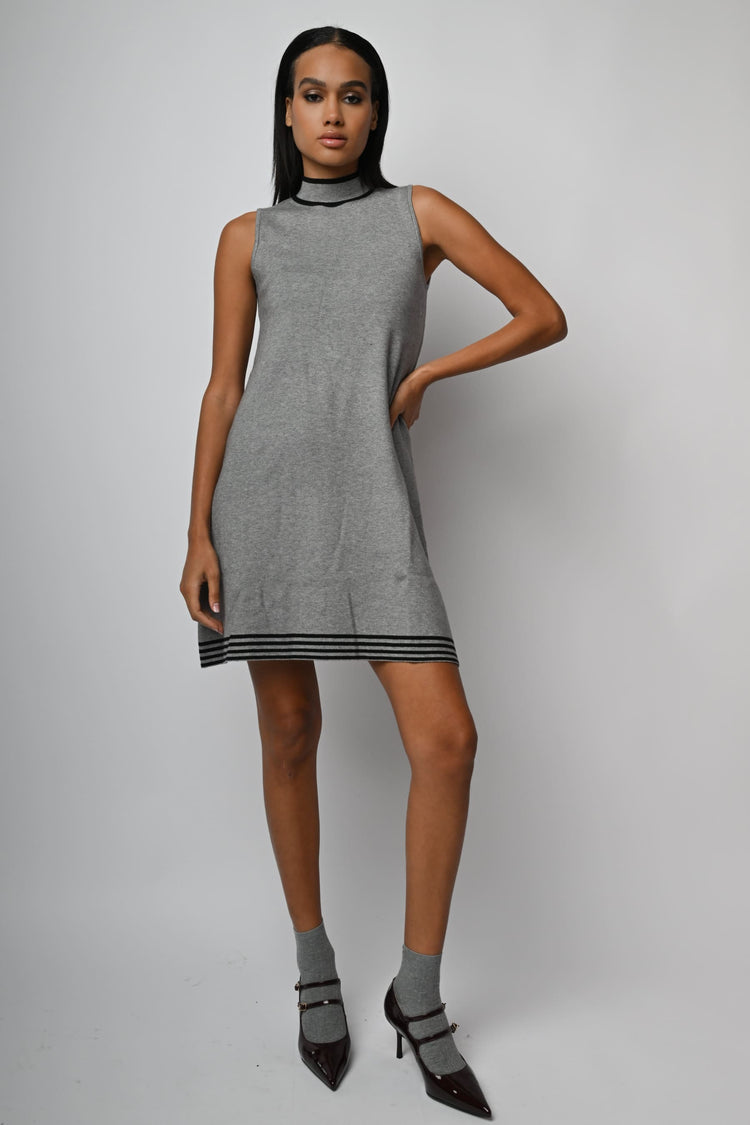 Mini abito a trapezio in maglia