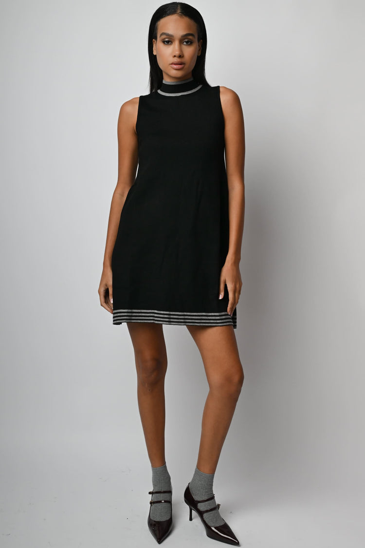 Mini abito a trapezio in maglia