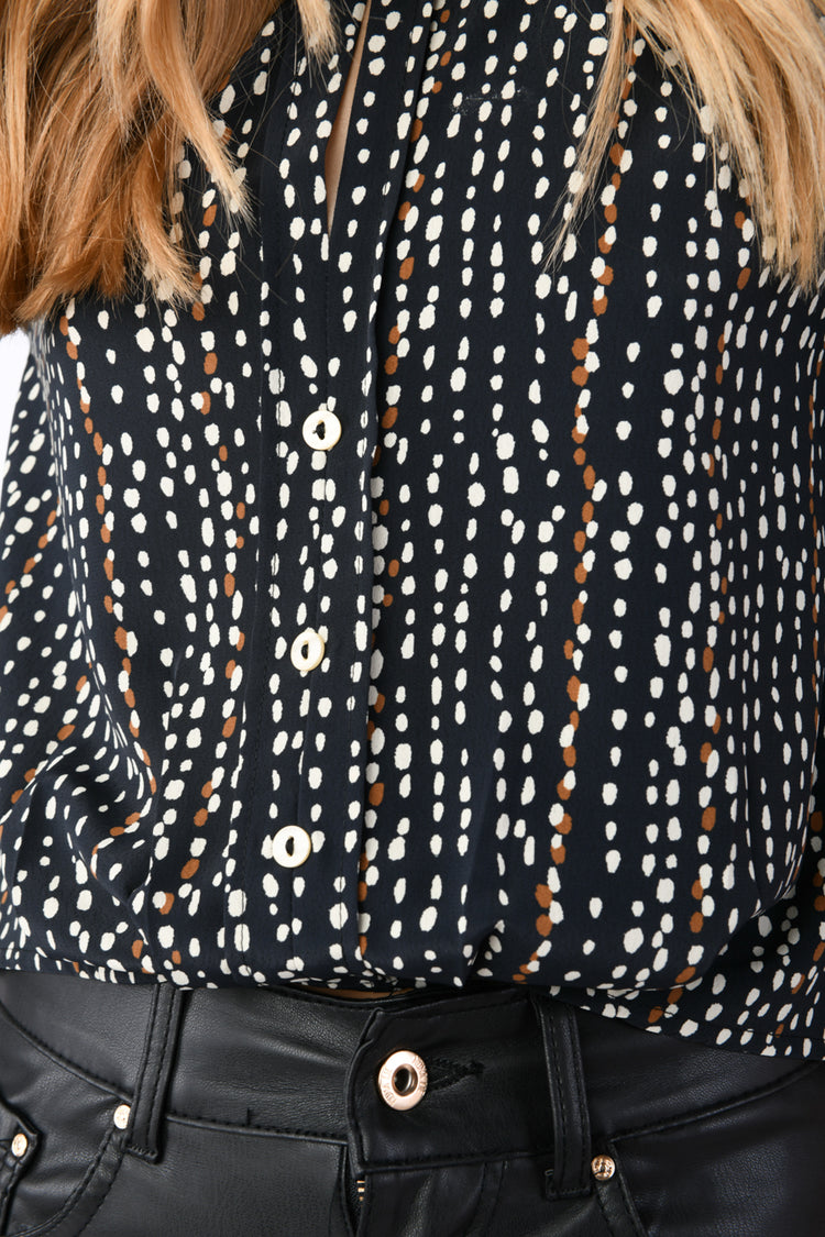 Camicia a stampa chicco di riso