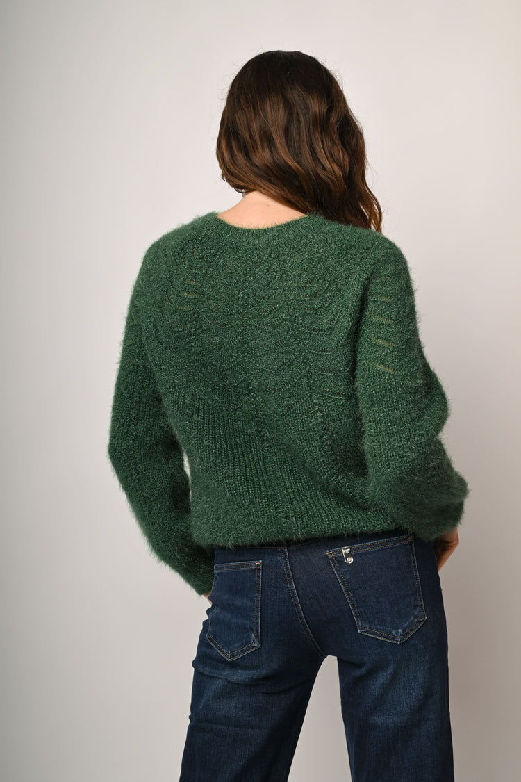 Pull con motivo traforato