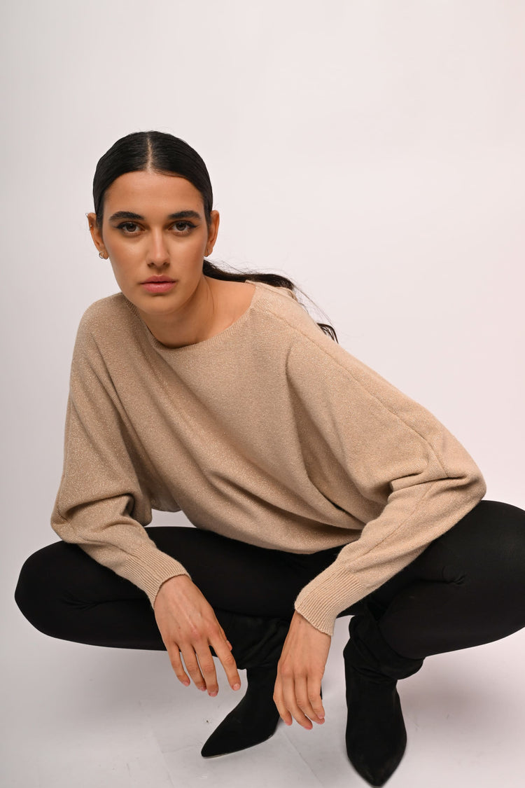 Pull con fiocco sul retro