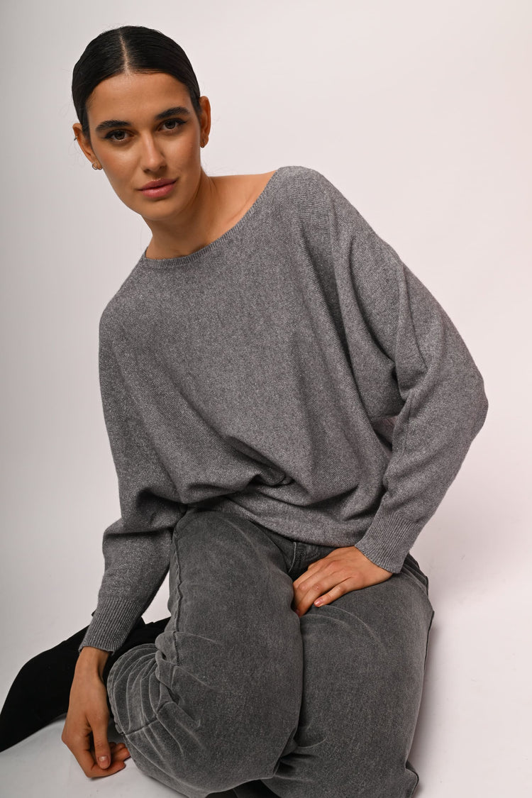 Pull con fiocco sul retro