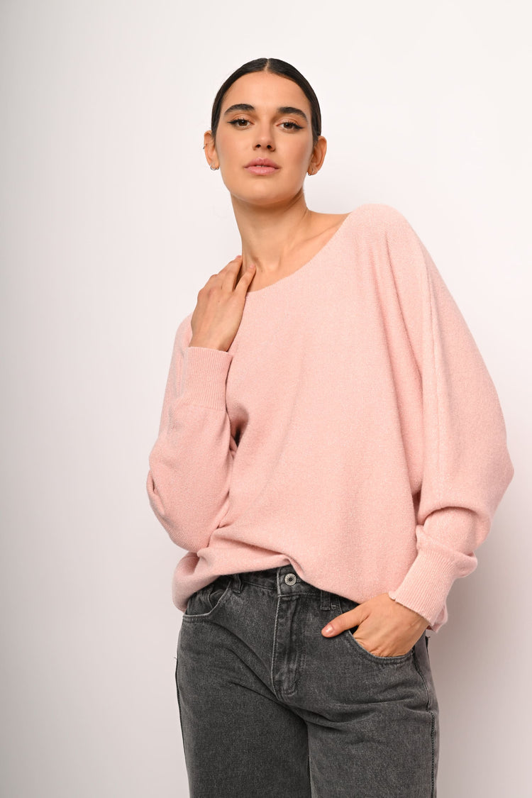 Pull con fiocco sul retro