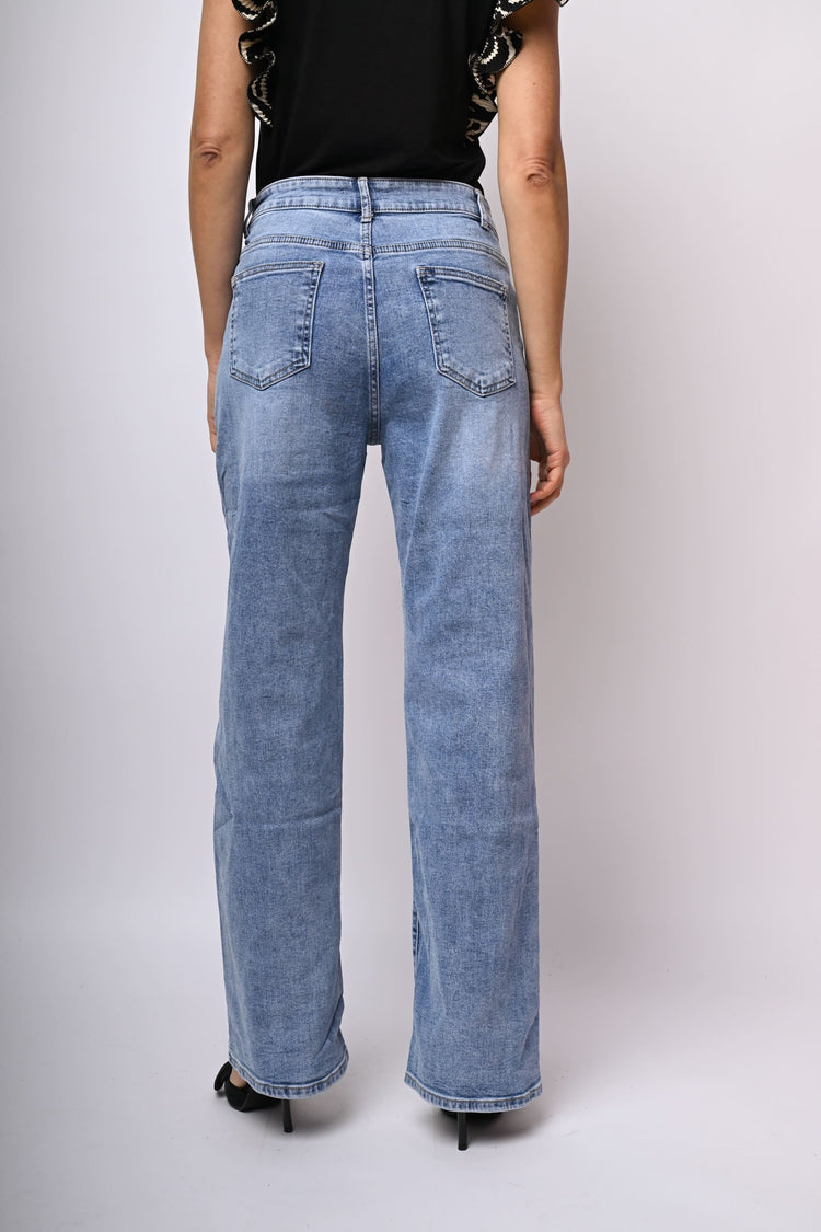 Jeans a gamba dritta