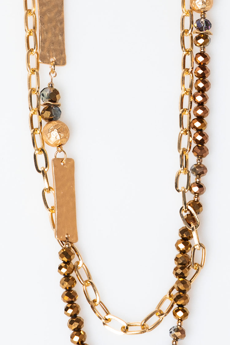 Collana lunga doppia