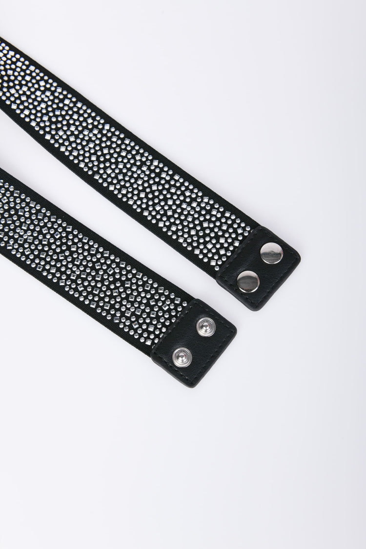 Cintura elastica con strass