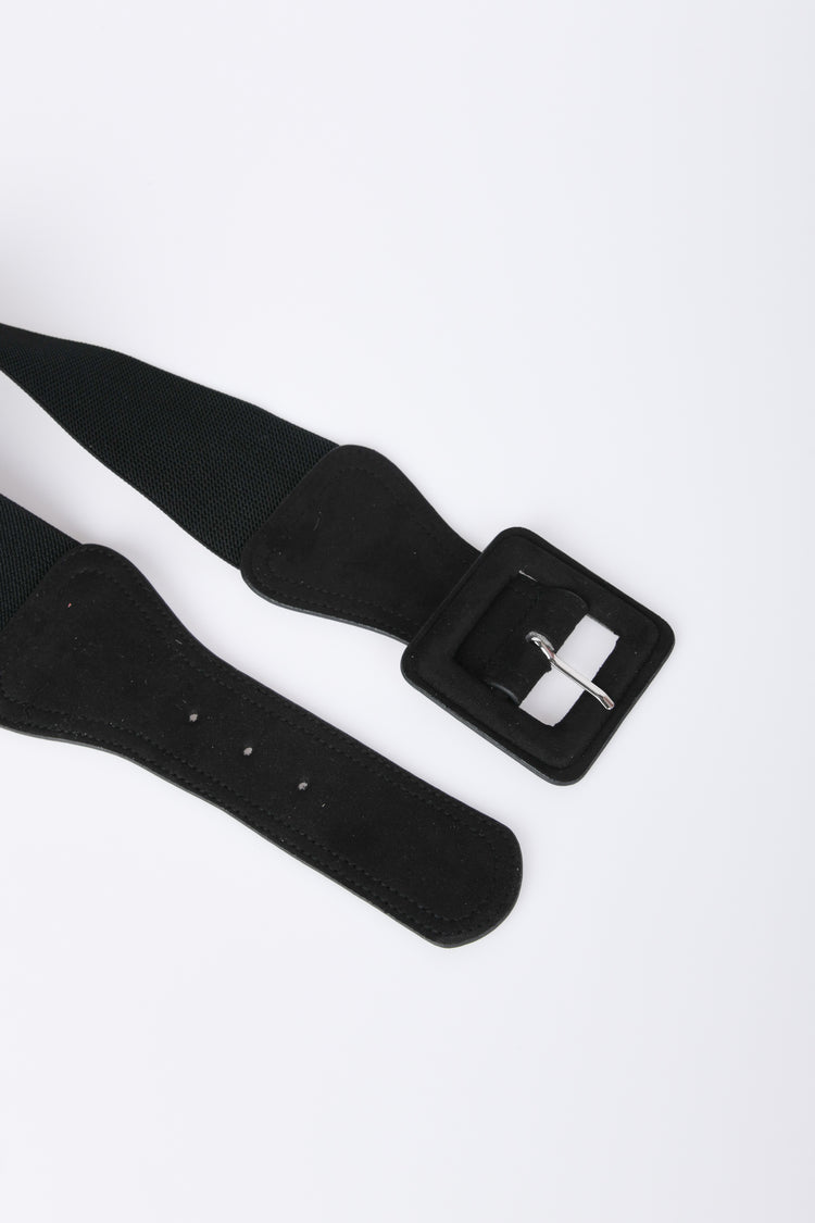 Cintura elastica con fibbia quadrata