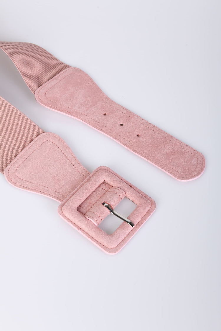 Cintura elastica con fibbia quadrata