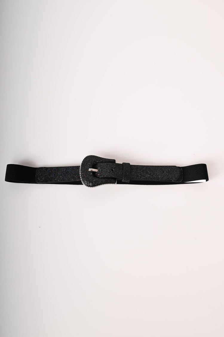 Cintura elastica con glitter