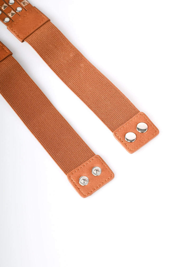 Cintura elastica borchie