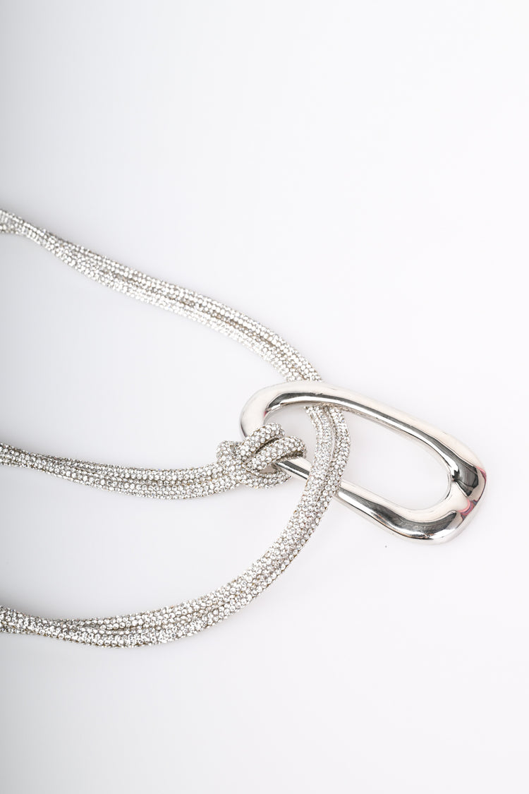 Cintura sottile con strass