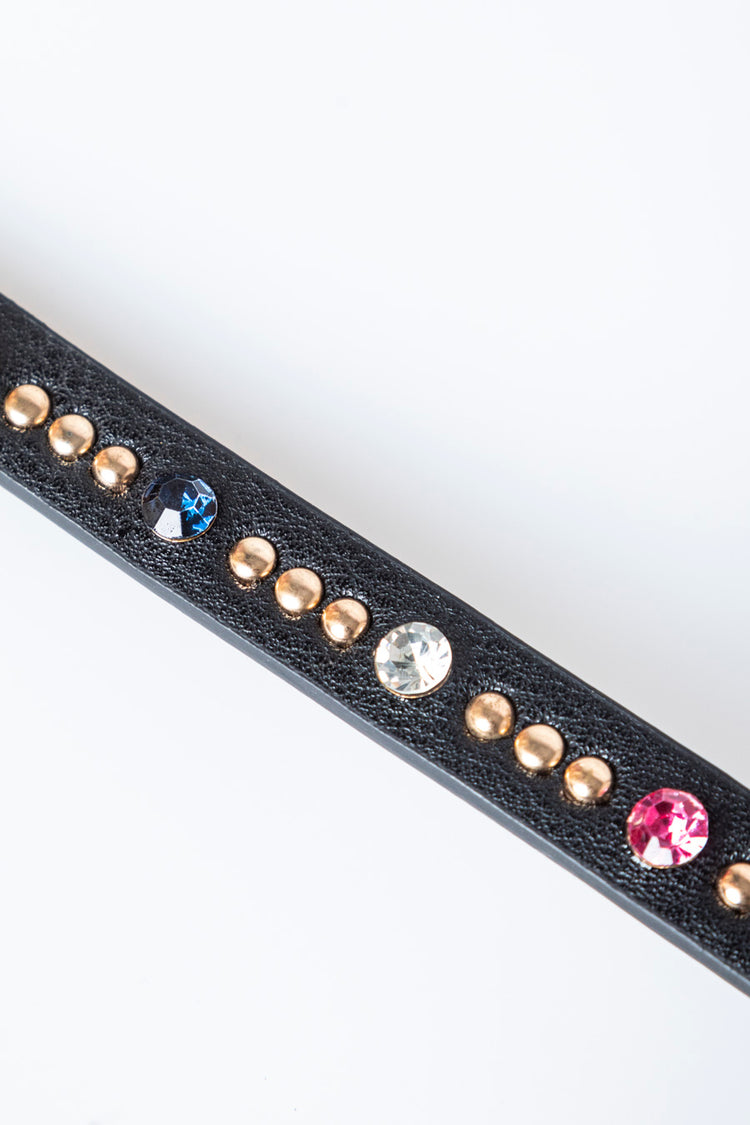 Cintura sottile con strass