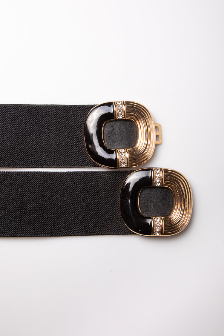 Cintura elastica con doppia fibbia