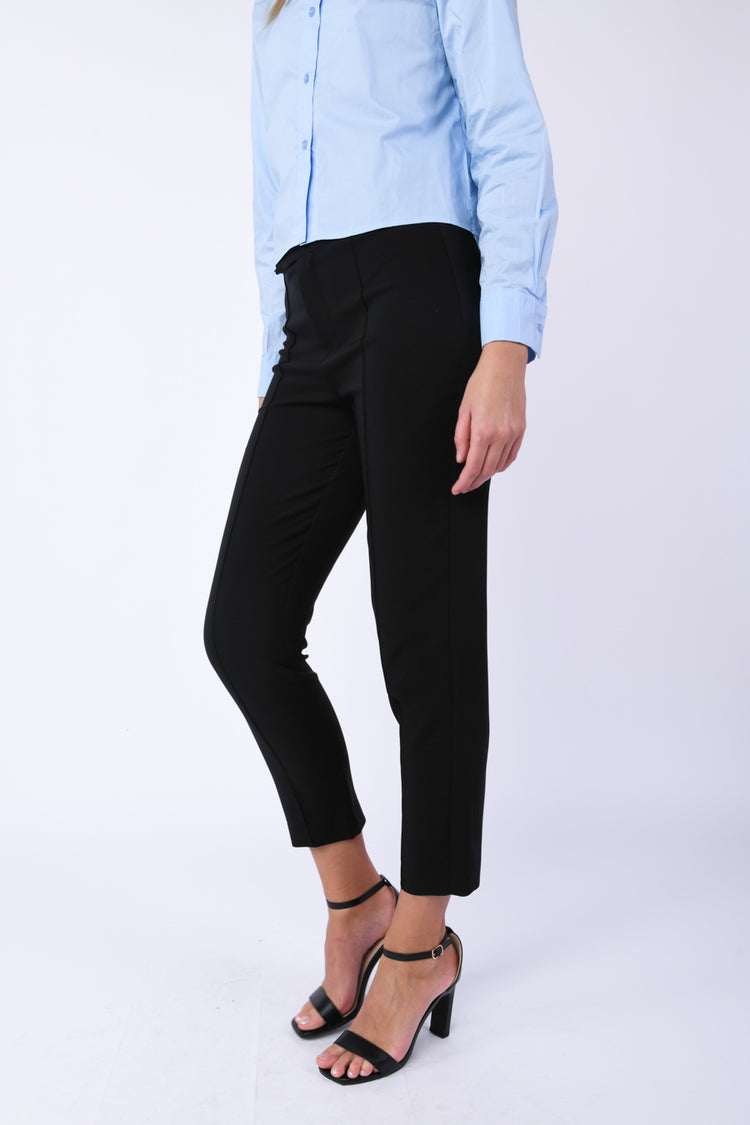 Pantaloni con impuntura centrale