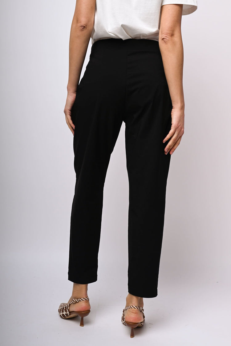 Pantaloni misto viscosa con coulisse