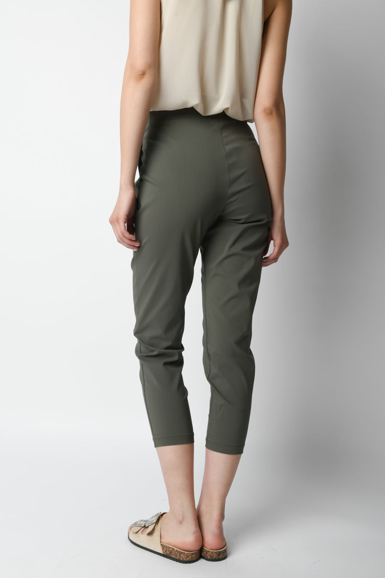 Pantaloni misto viscosa con coulisse