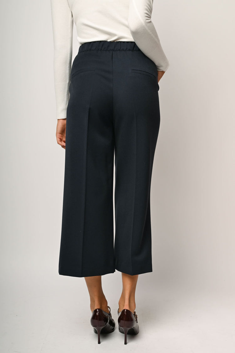 Pantaloni palazzo crop