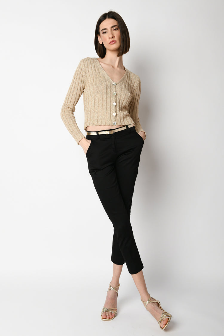 Pantaloni slim-fit con cintura