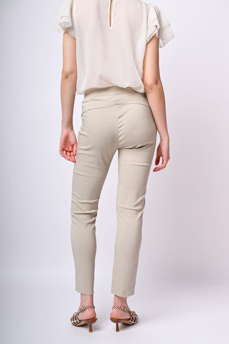 Pantaloni skinny misto viscosa