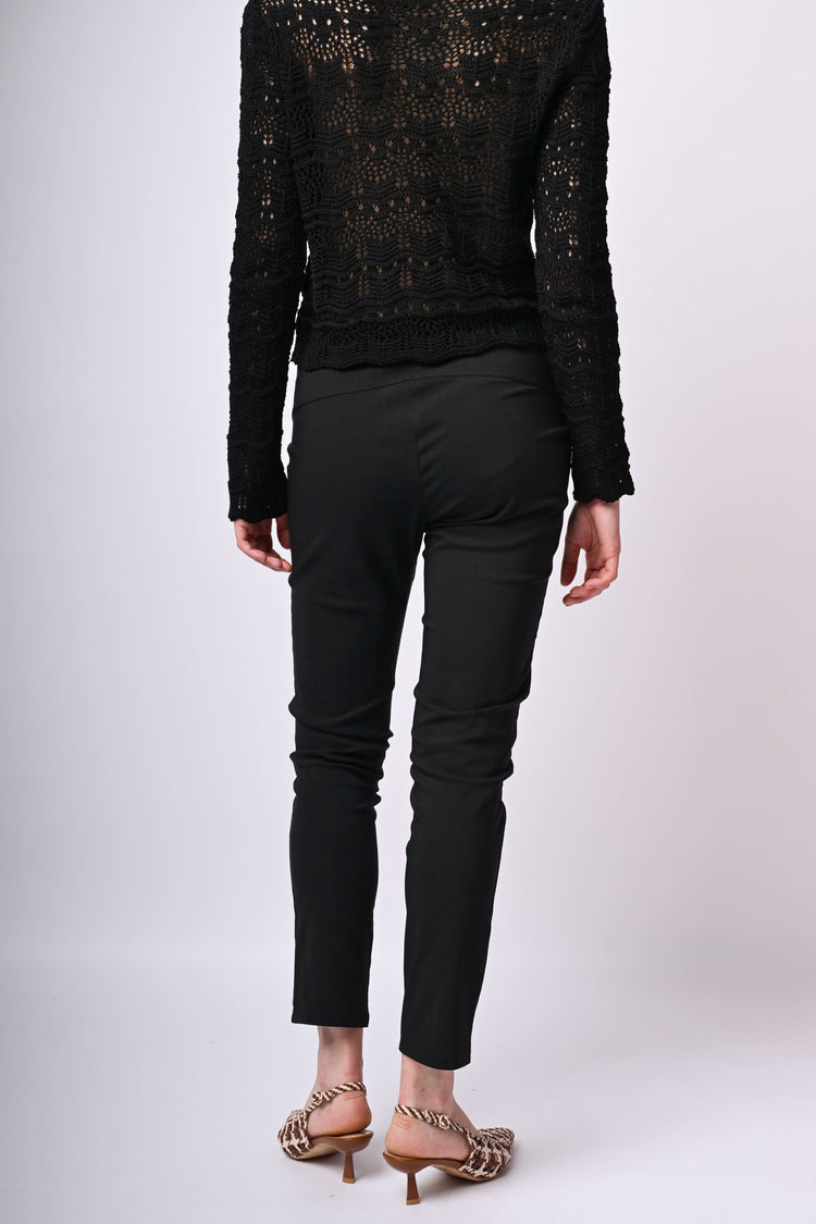 Pantaloni skinny misto viscosa