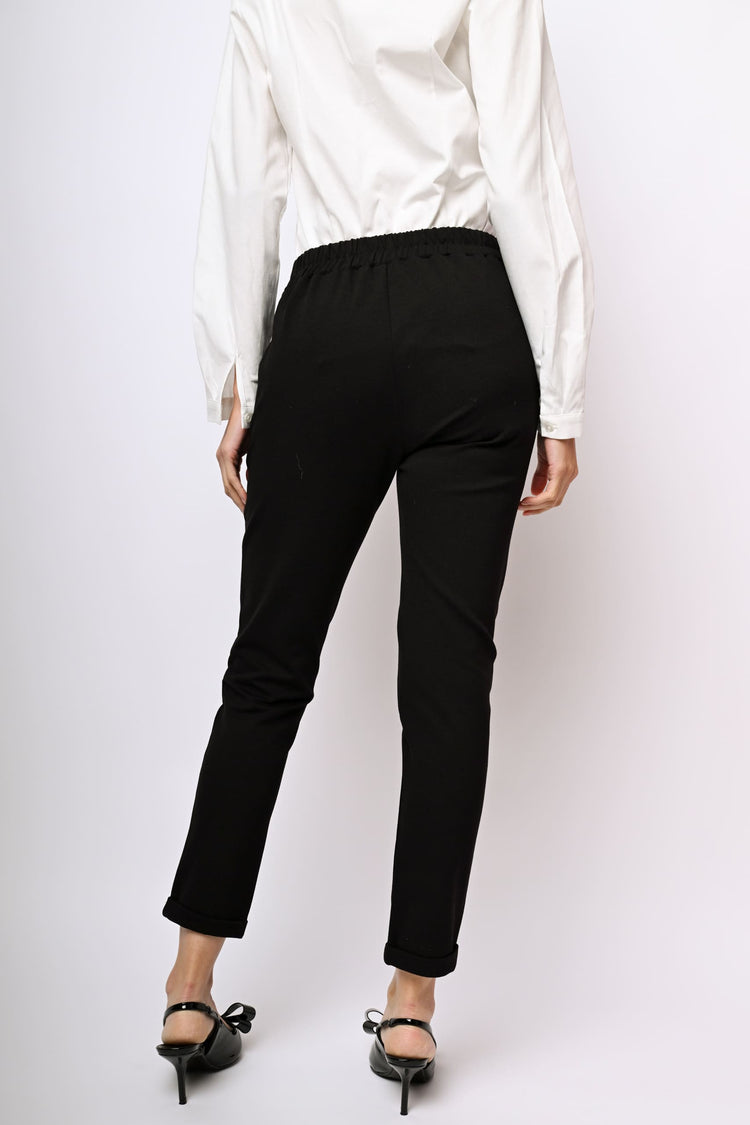 Pantaloni con vita elasticizzata