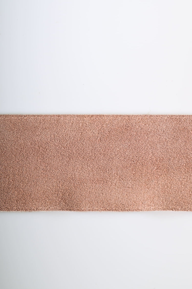 Cintura a fascia in pelle scamosciata