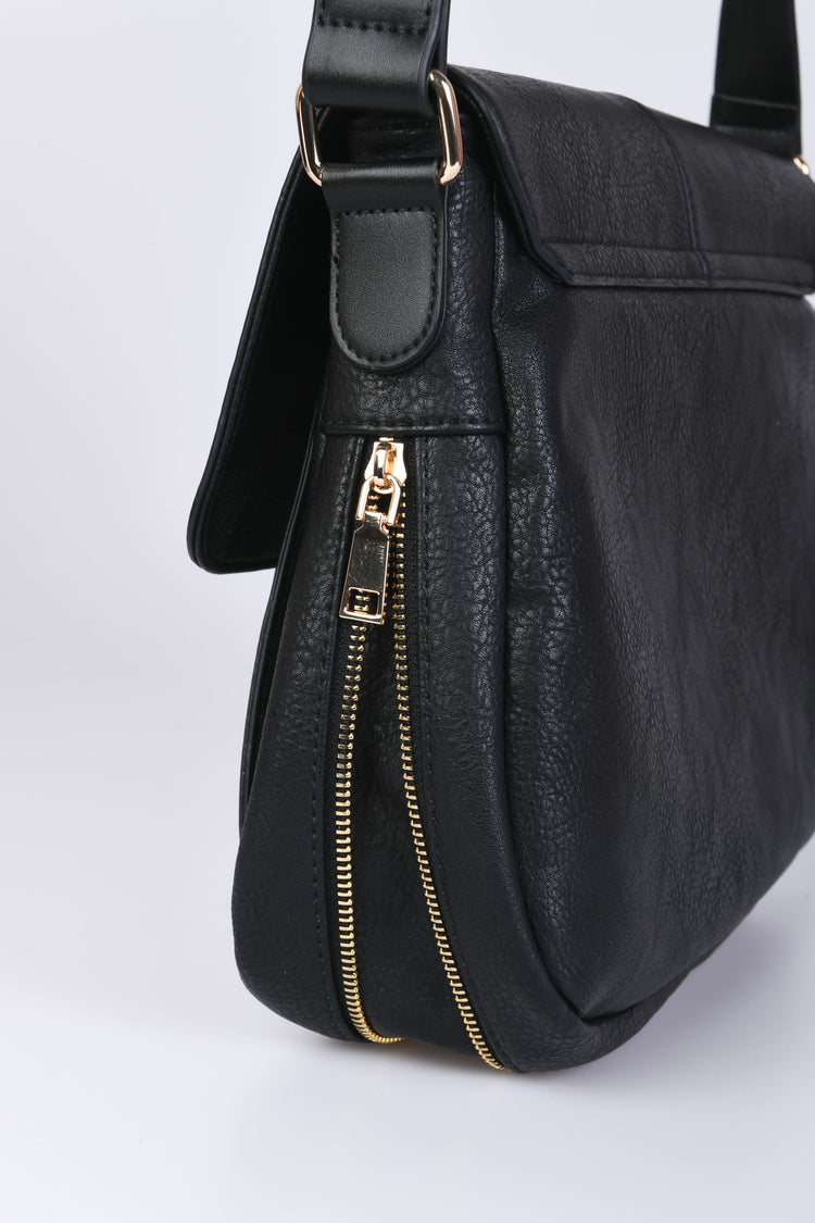 Borsa con catenella e zip
