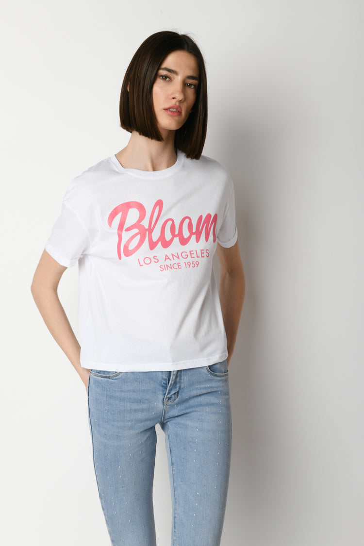 T-shirt Bloom in cotone