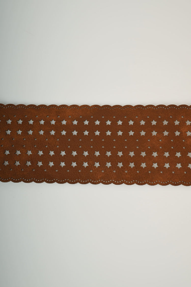 Cintura a fascia con motivo a stelle