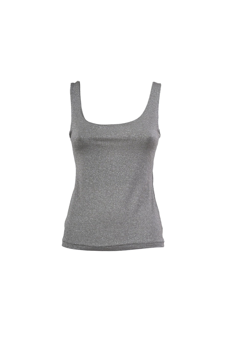 Canotta in maglia lurex